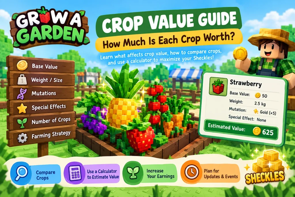 Grow a Garden Crop Value